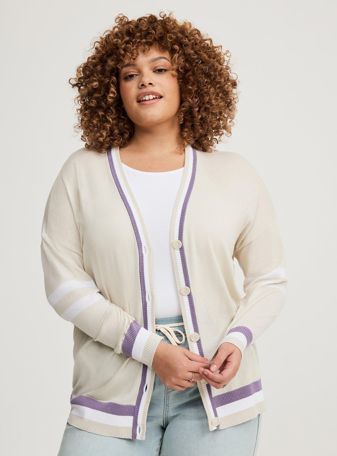 Drop Shoulder Cardigan