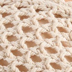 Crochet Single Band Slide (WW), IVORY, swatch