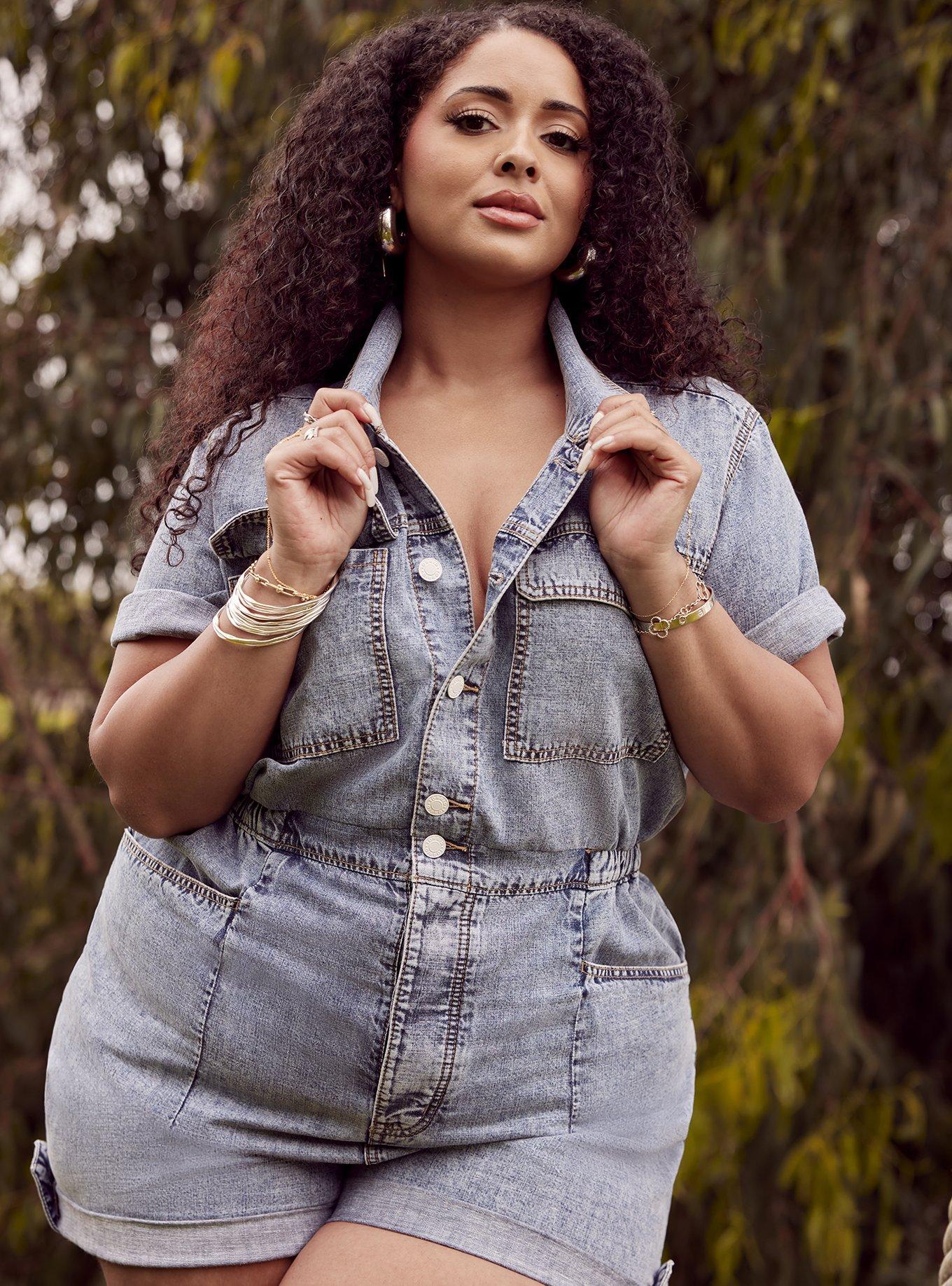 Denim Boiler Romper