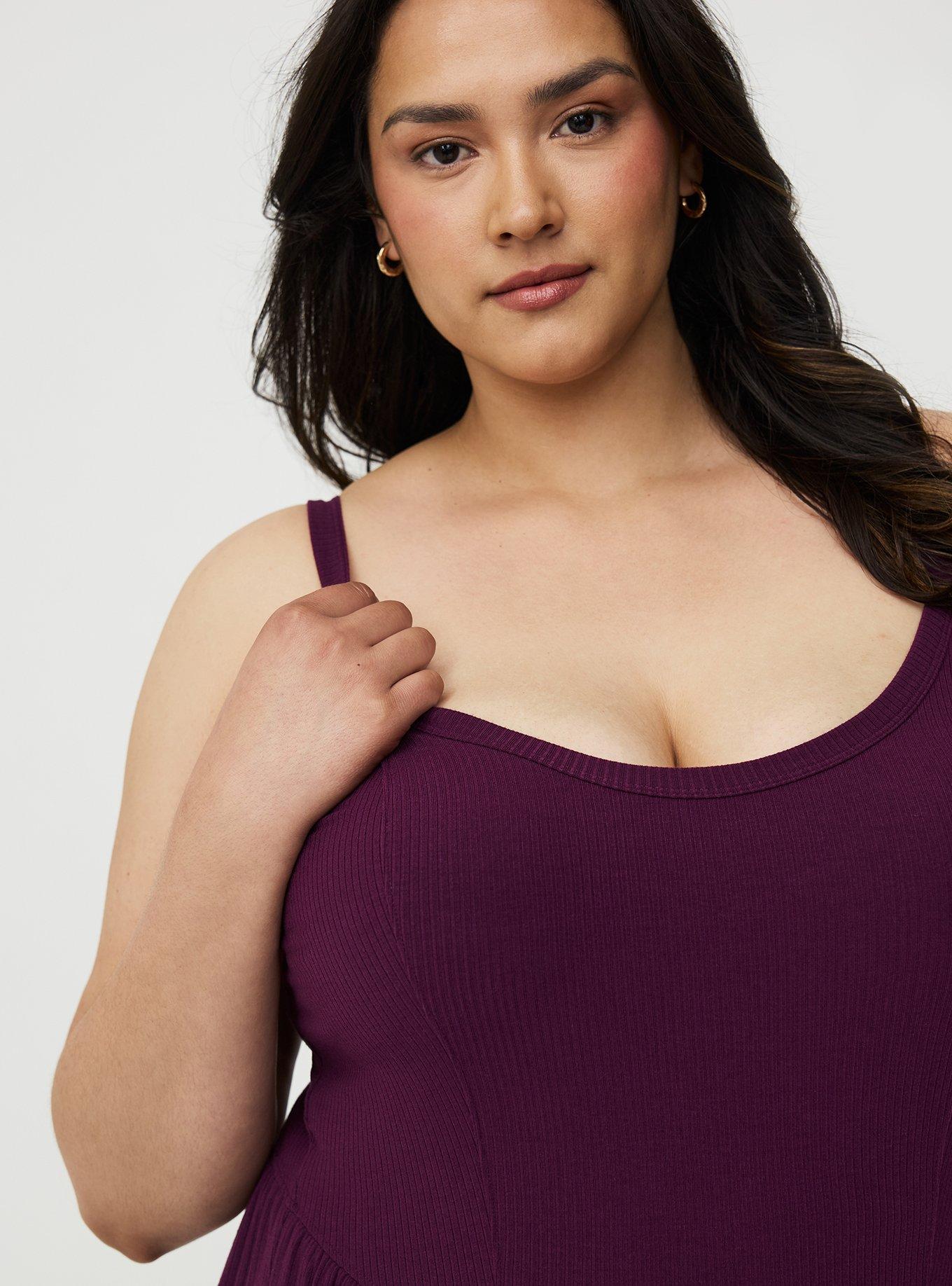 Super Soft Rib Wide-Leg Jumpsuit, WINTER BLOOM, alternate