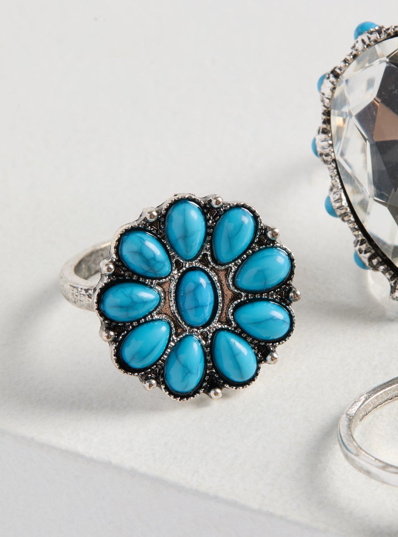 Turquoise Ring Set