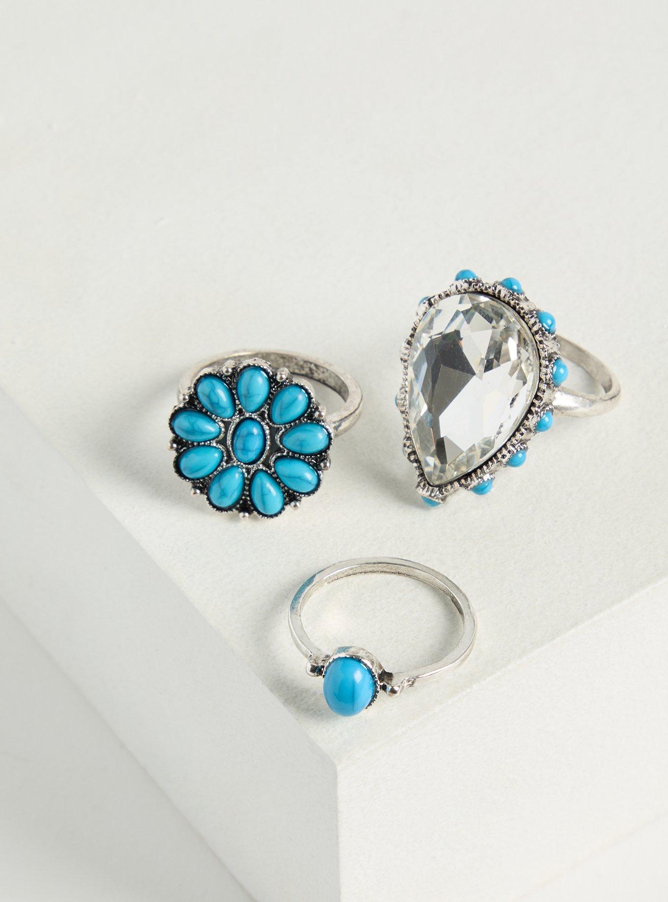 Turquoise Ring Set