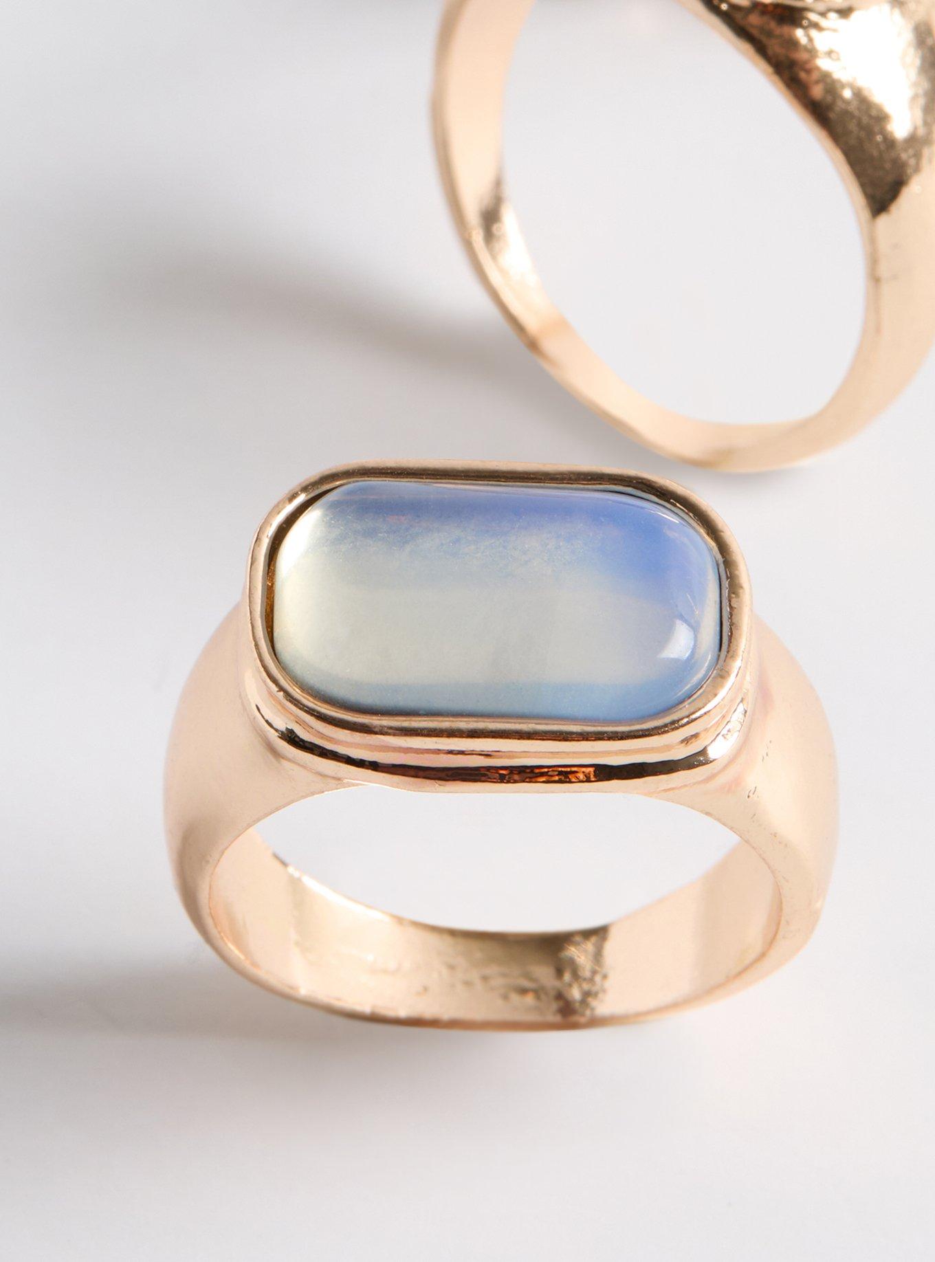 Opal Eye Ring Set