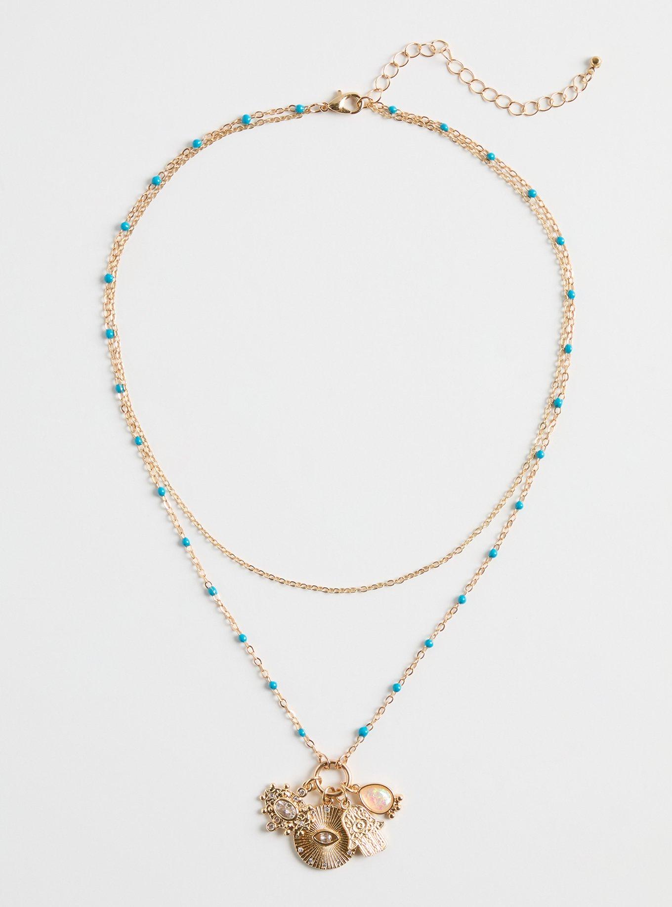 Rosary Charm Necklace