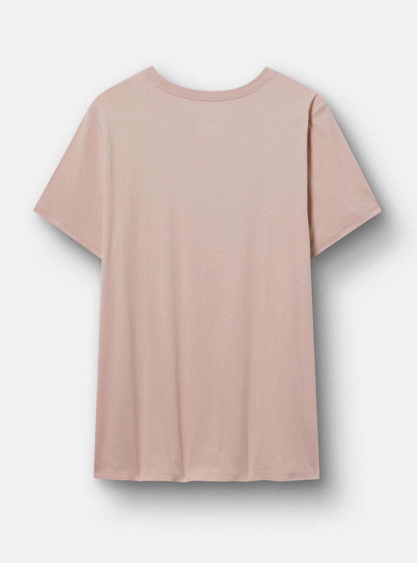 Mandala Rose Classic Cotton Jersey Crew Tee
