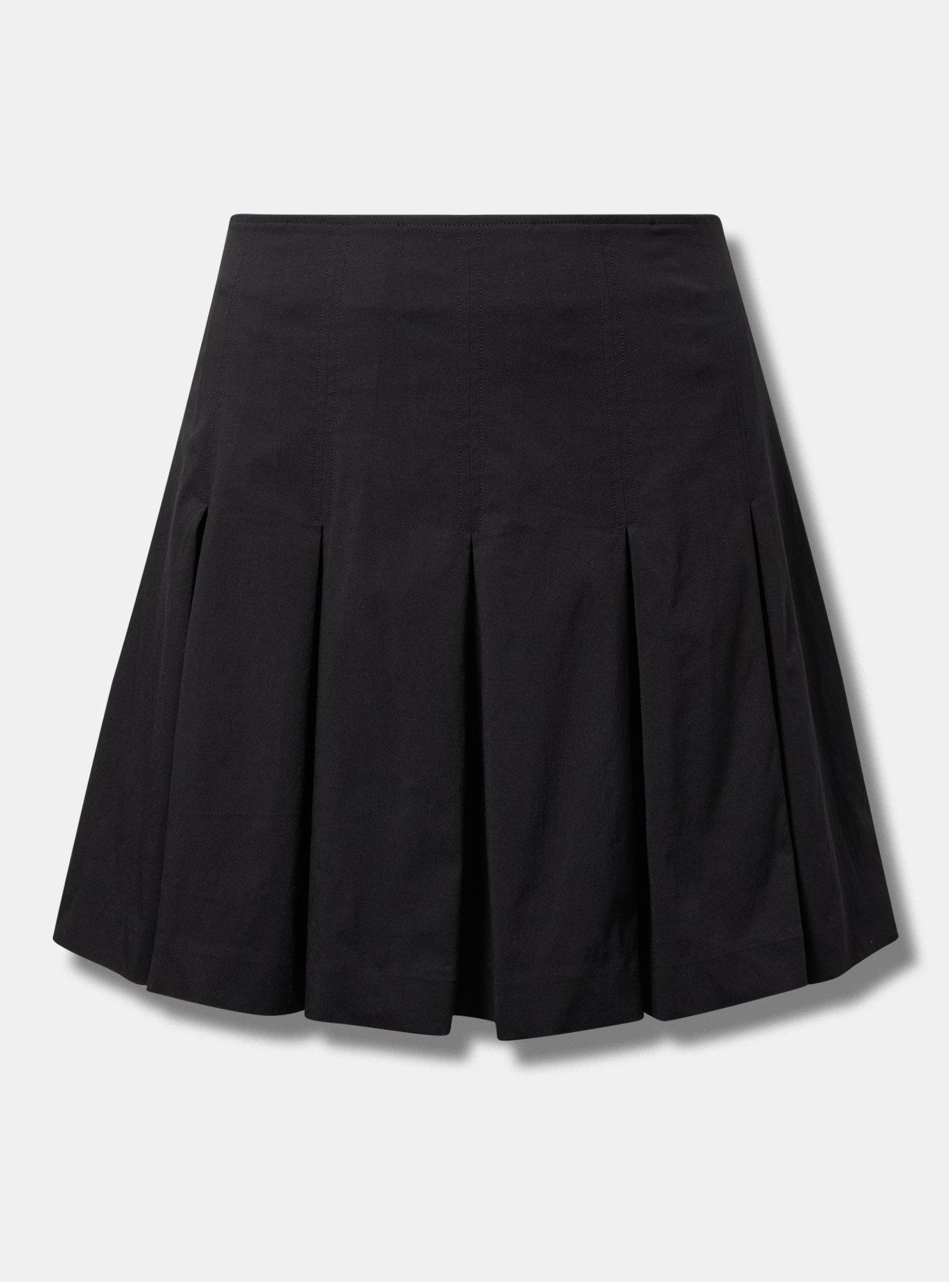 Pleated Mini Skirt