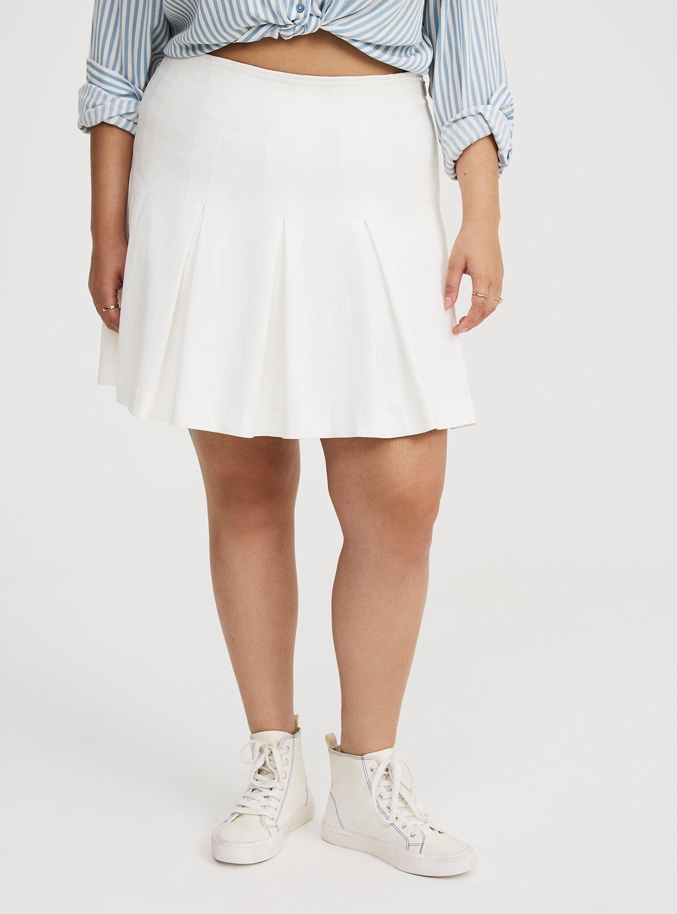 Pleated Mini Skirt