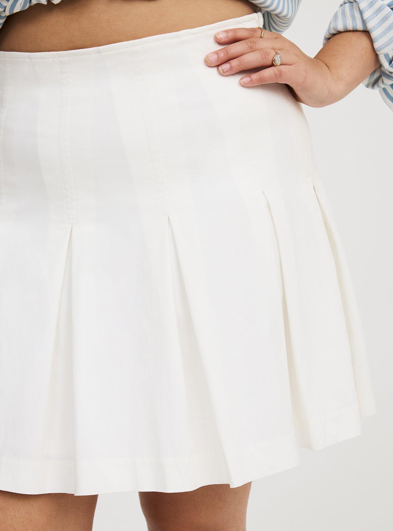 Pleated Mini Skirt