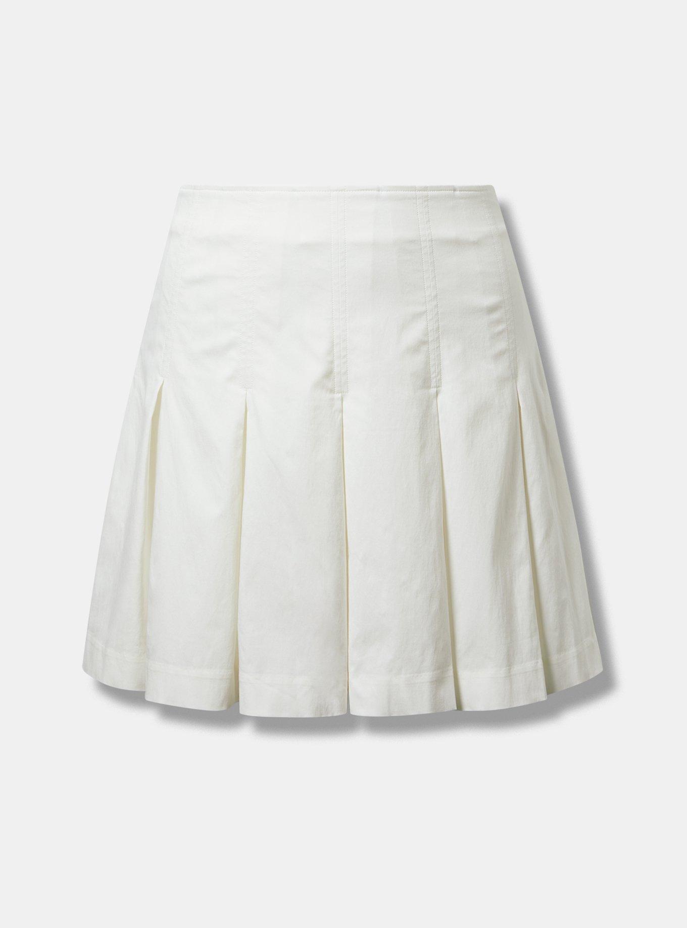 Pleated Mini Skirt