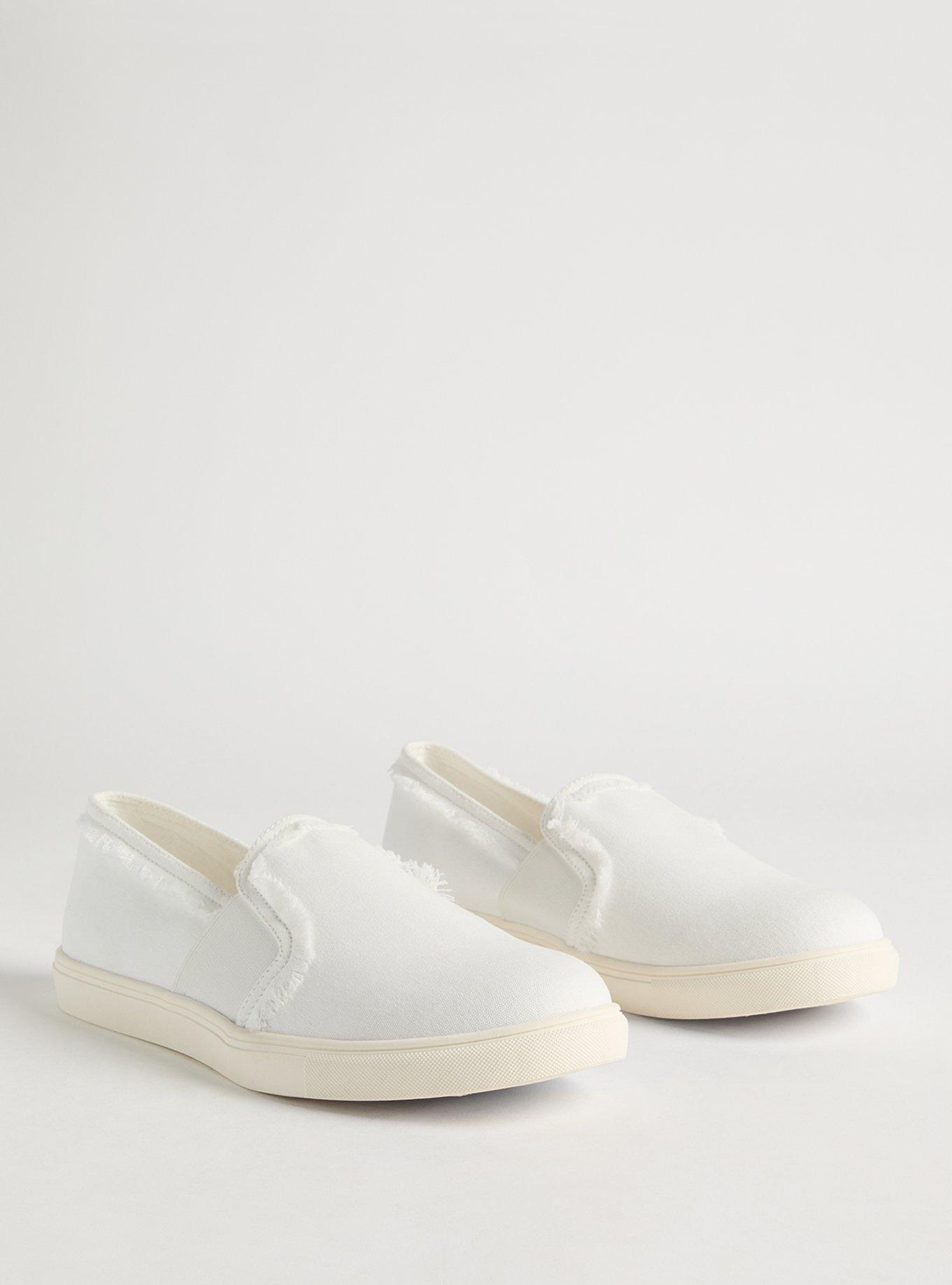 Frayed Slip-On Sneaker (WW)