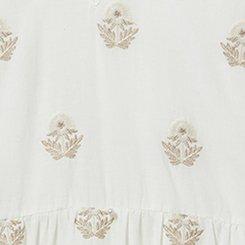 Belle Isle Tiered Mini Dress, CLOUD DANCER, swatch