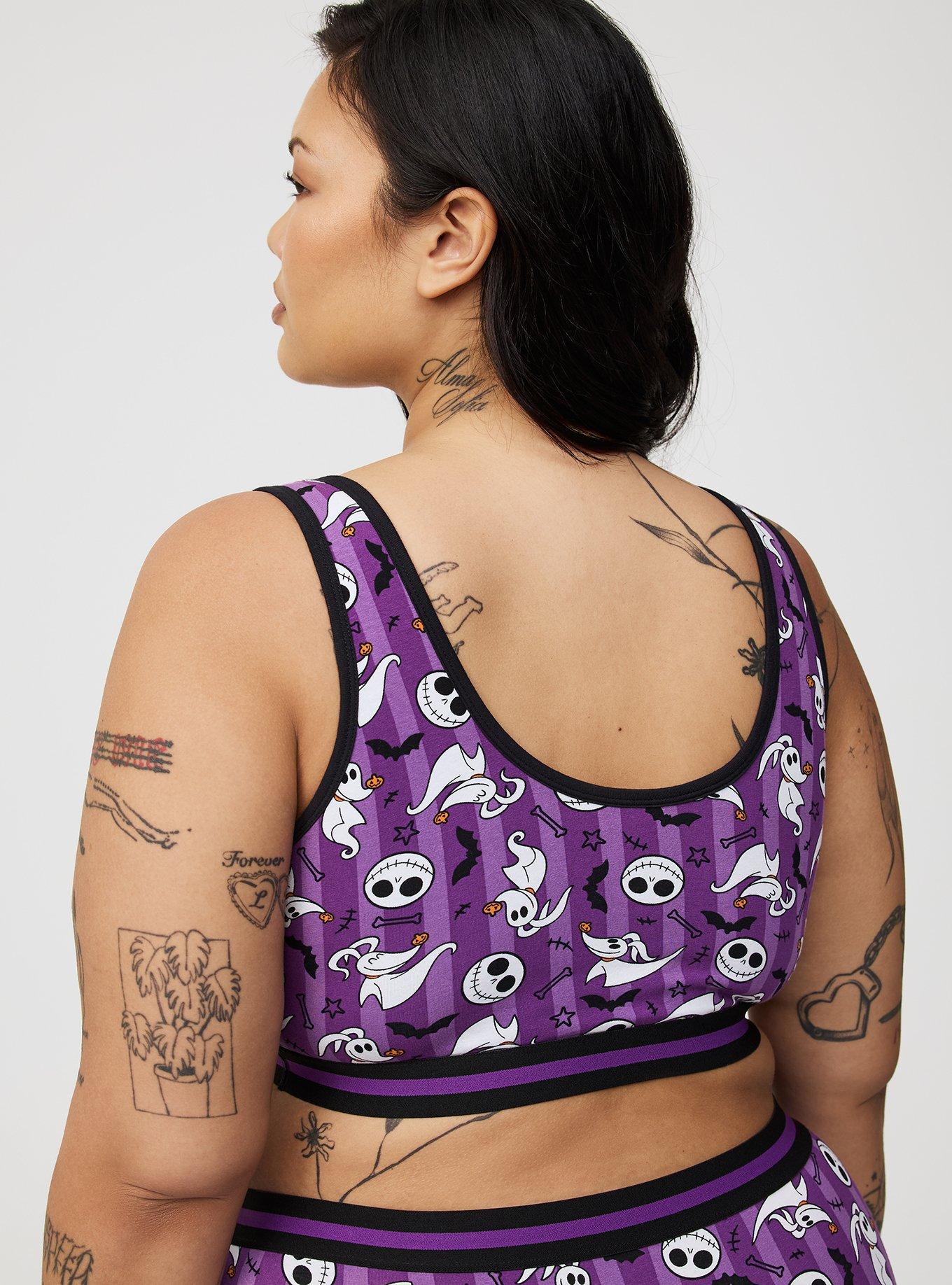 Nightmare Before Christmas Cotton Bralette