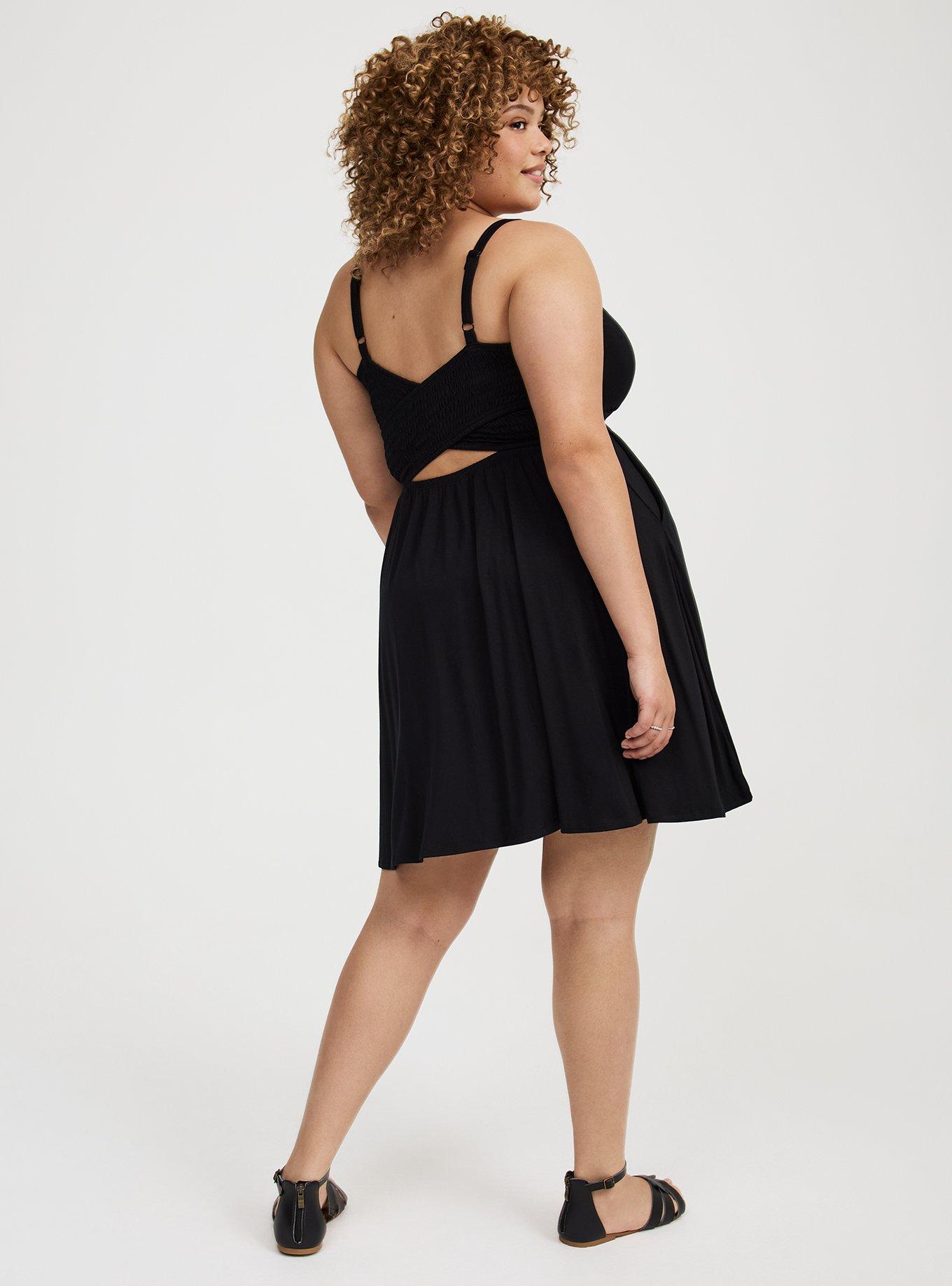Mini Criss-Cross Back Dress