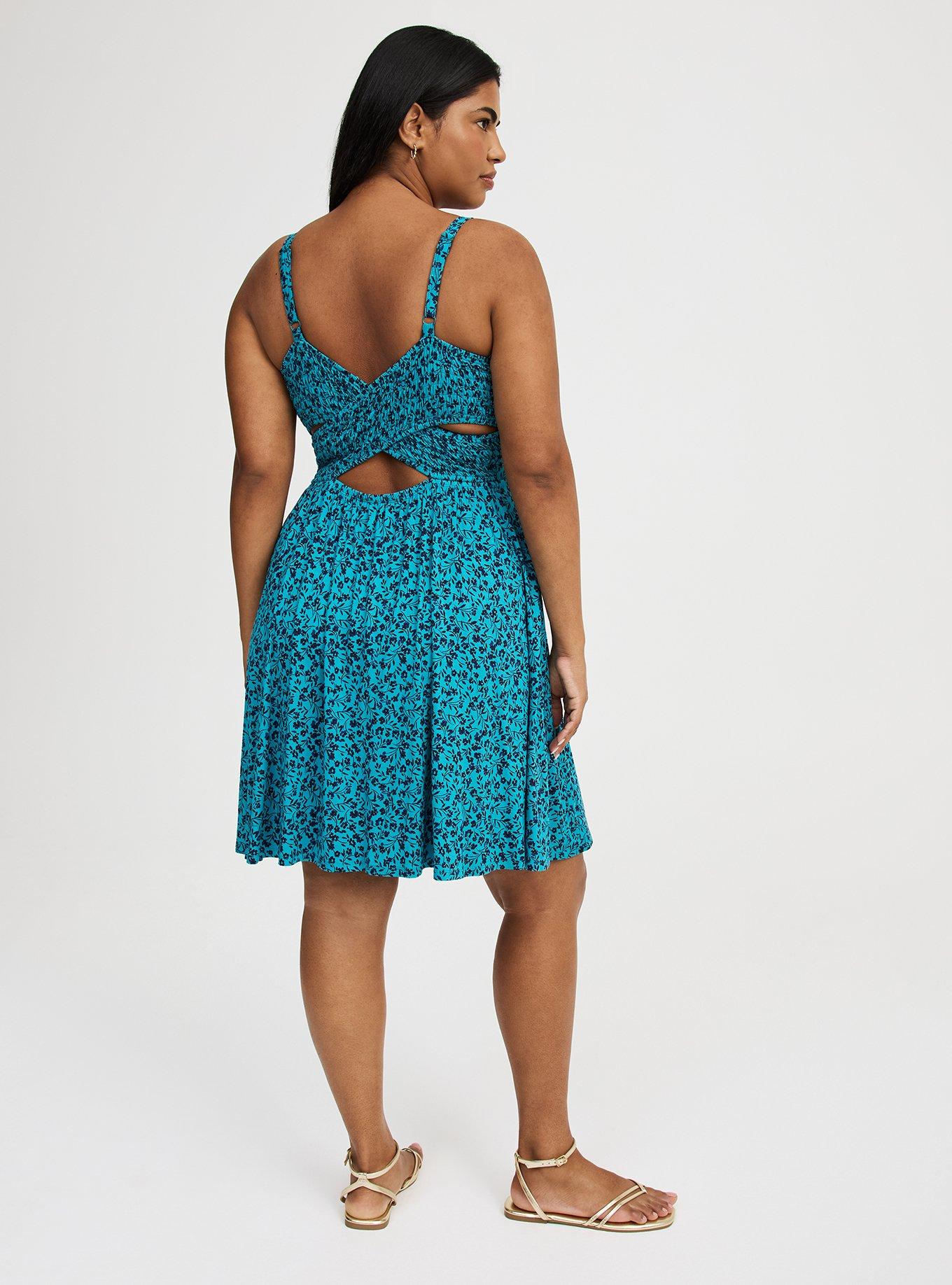 Mini Criss-Cross Back Dress
