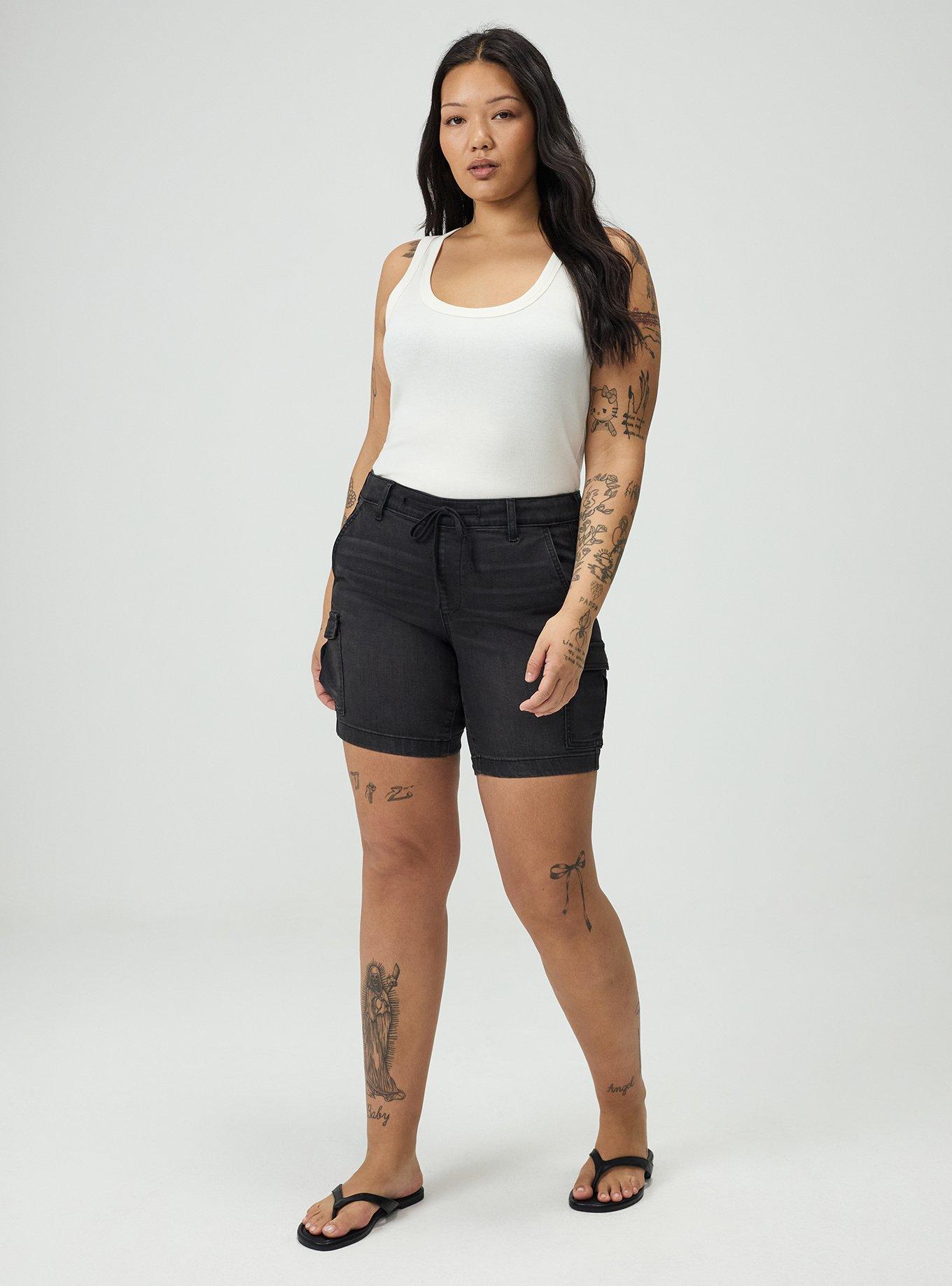 8"" Weekend Bermuda Mid-Rise Short, BLACK, hi-res
