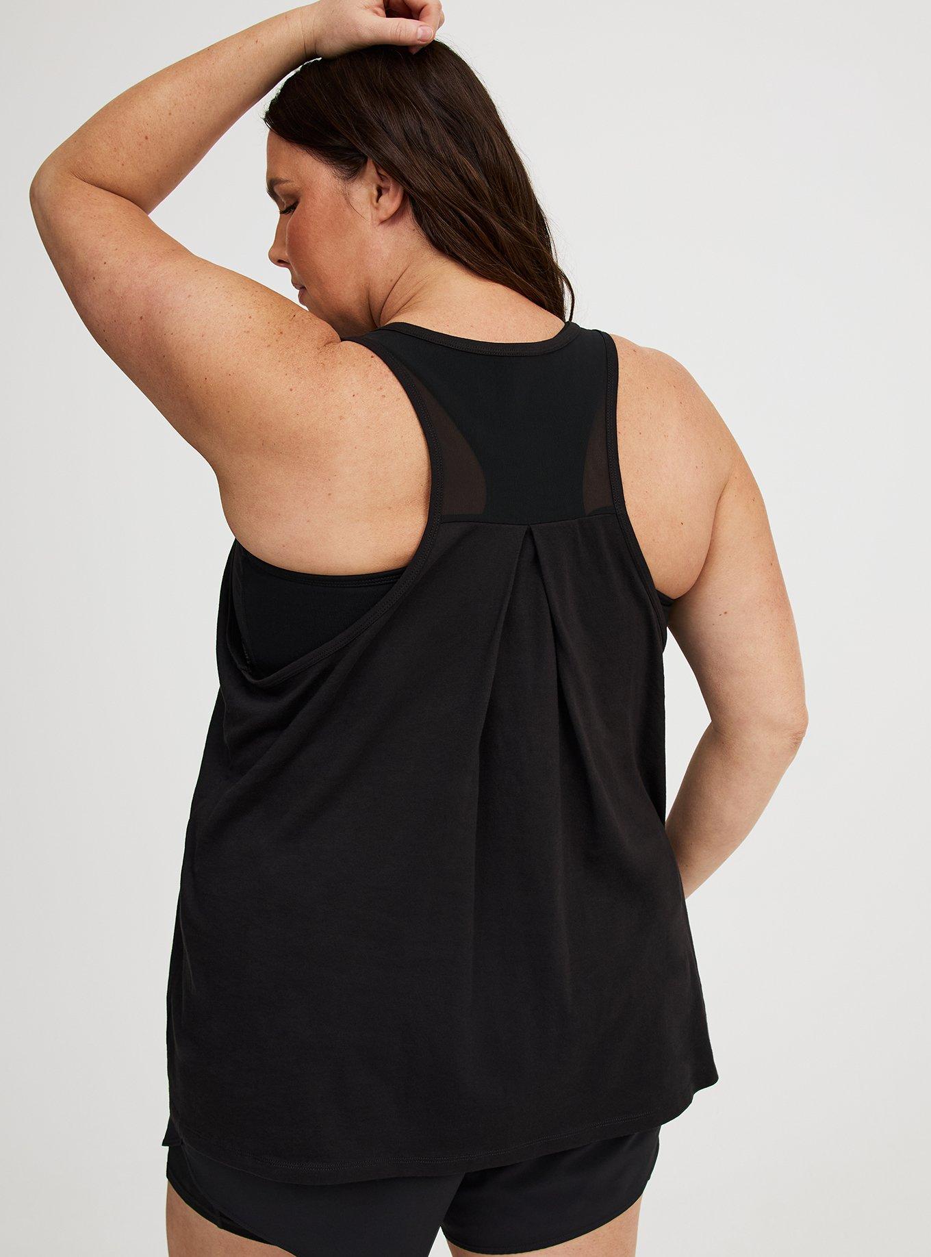 Performance Cotton Active Tank With Bra