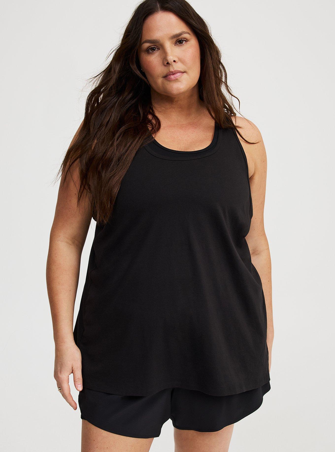 Performance Cotton Active Tank With Bra