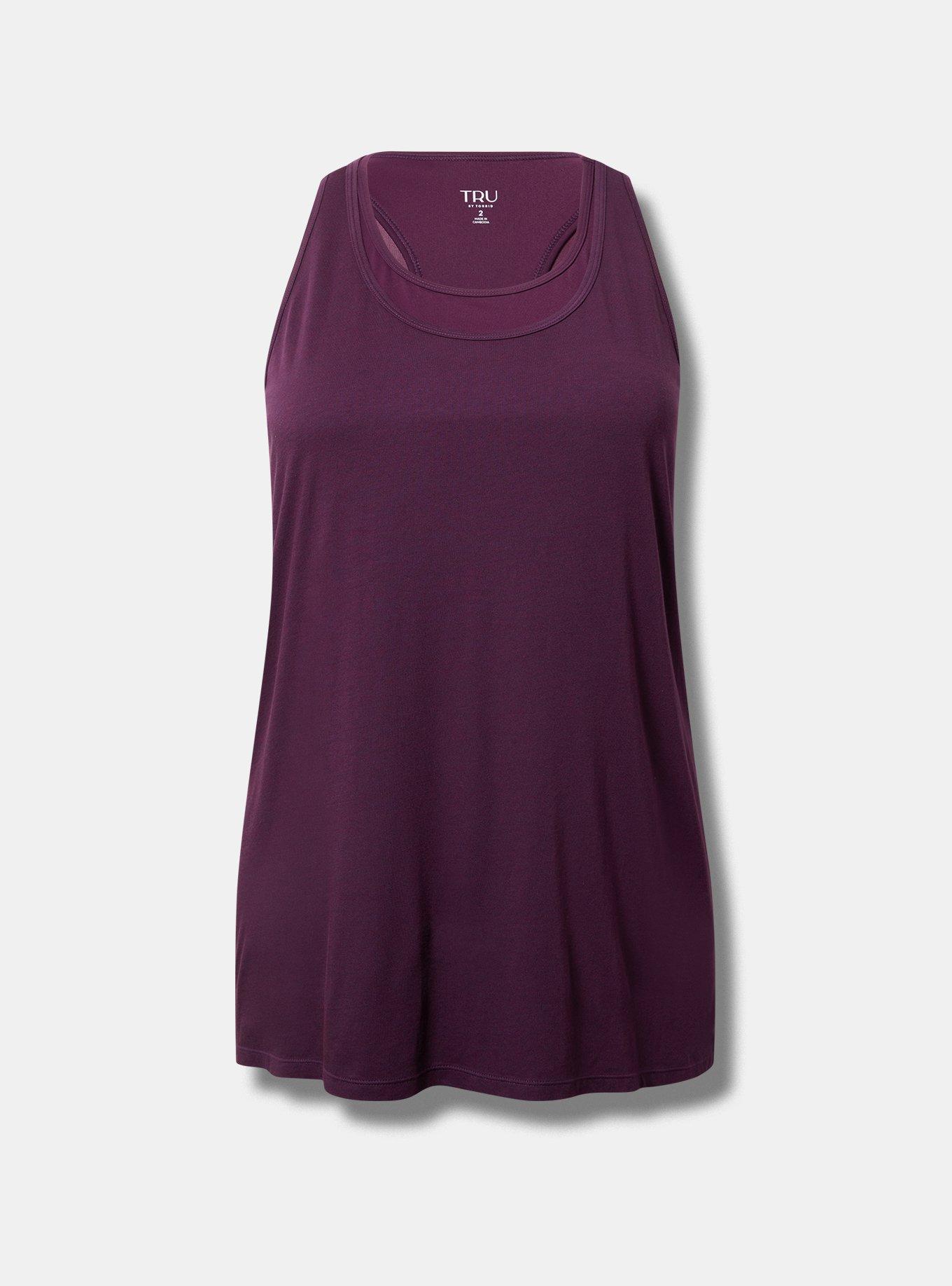 Performance Cotton Active Tank With Bra