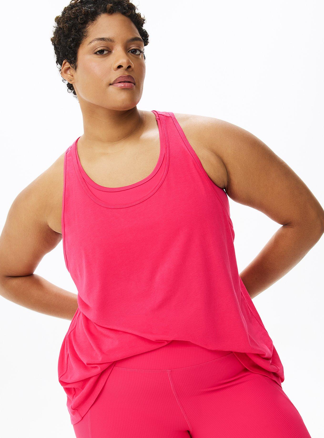 Performance Cotton Active Tank With Bra