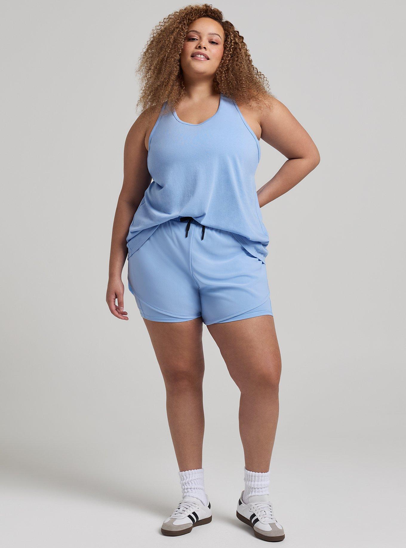 TRU Performance Cotton Active Tank 2-in-1 Bra, POLARIS STAR, alternate