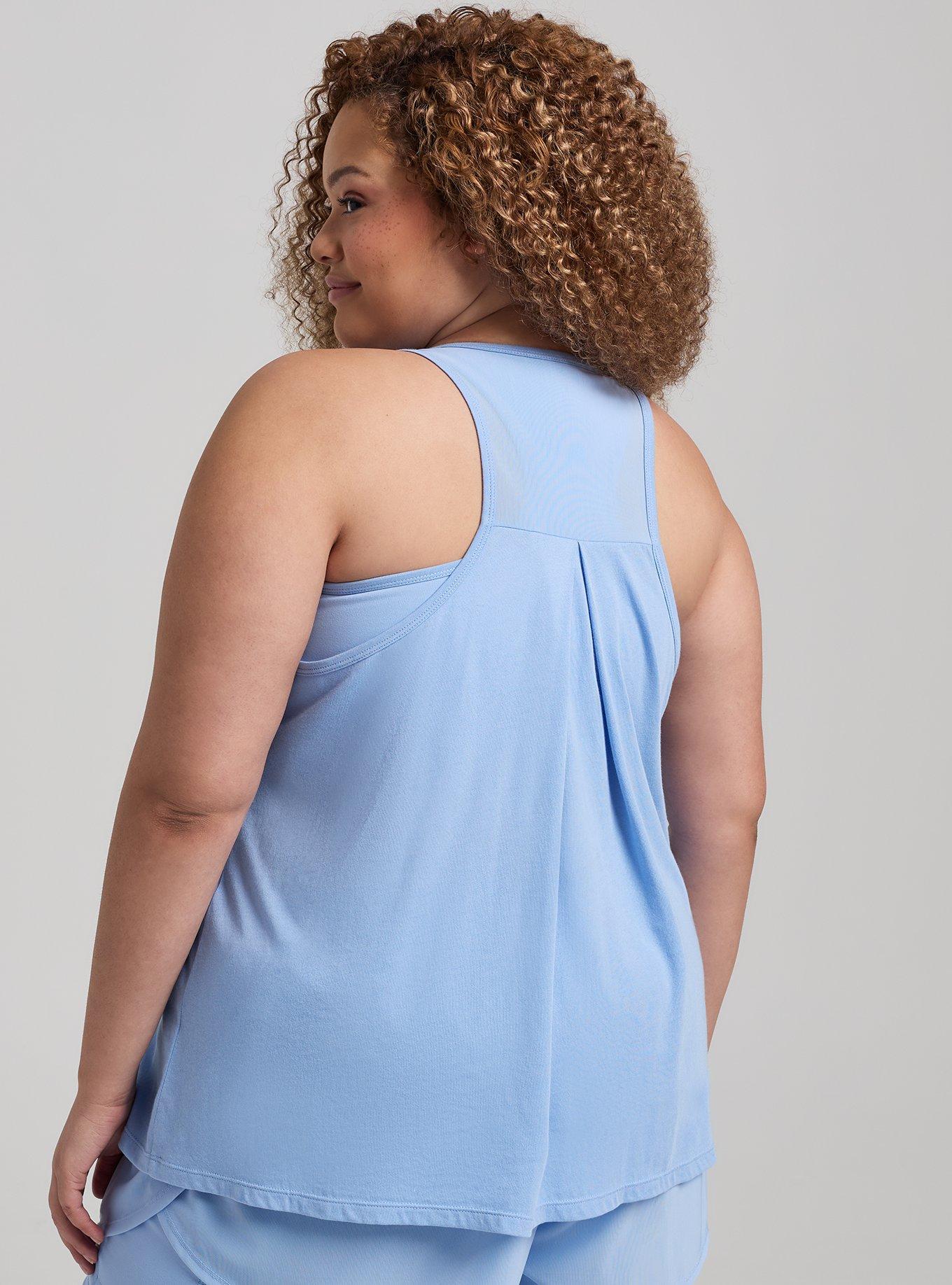 TRU Performance Cotton Active Tank 2-in-1 Bra, POLARIS STAR, alternate