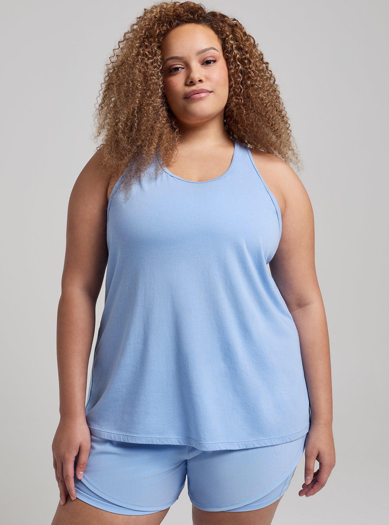 TRU Performance Cotton Active Tank 2-in-1 Bra, POLARIS STAR, hi-res