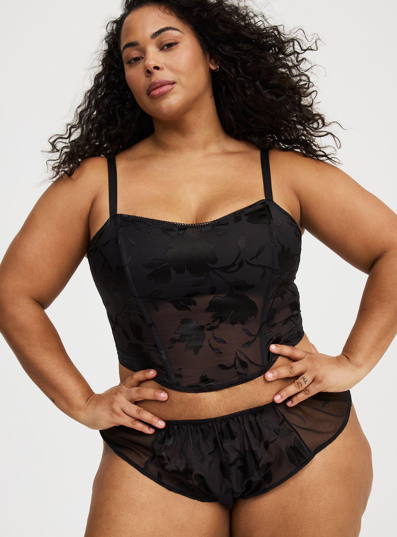 Burnout Satin Flutter Thong