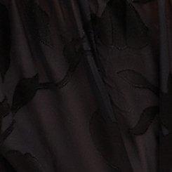 Burnout Satin Flutter Thong, RICH BLACK, swatch