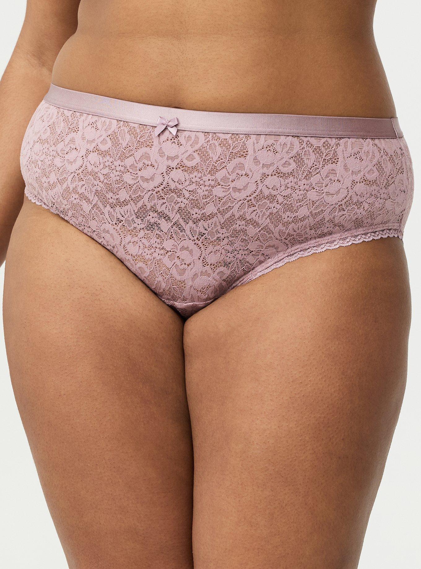 Super Soft Lace Mid-Rise Hipster Panty