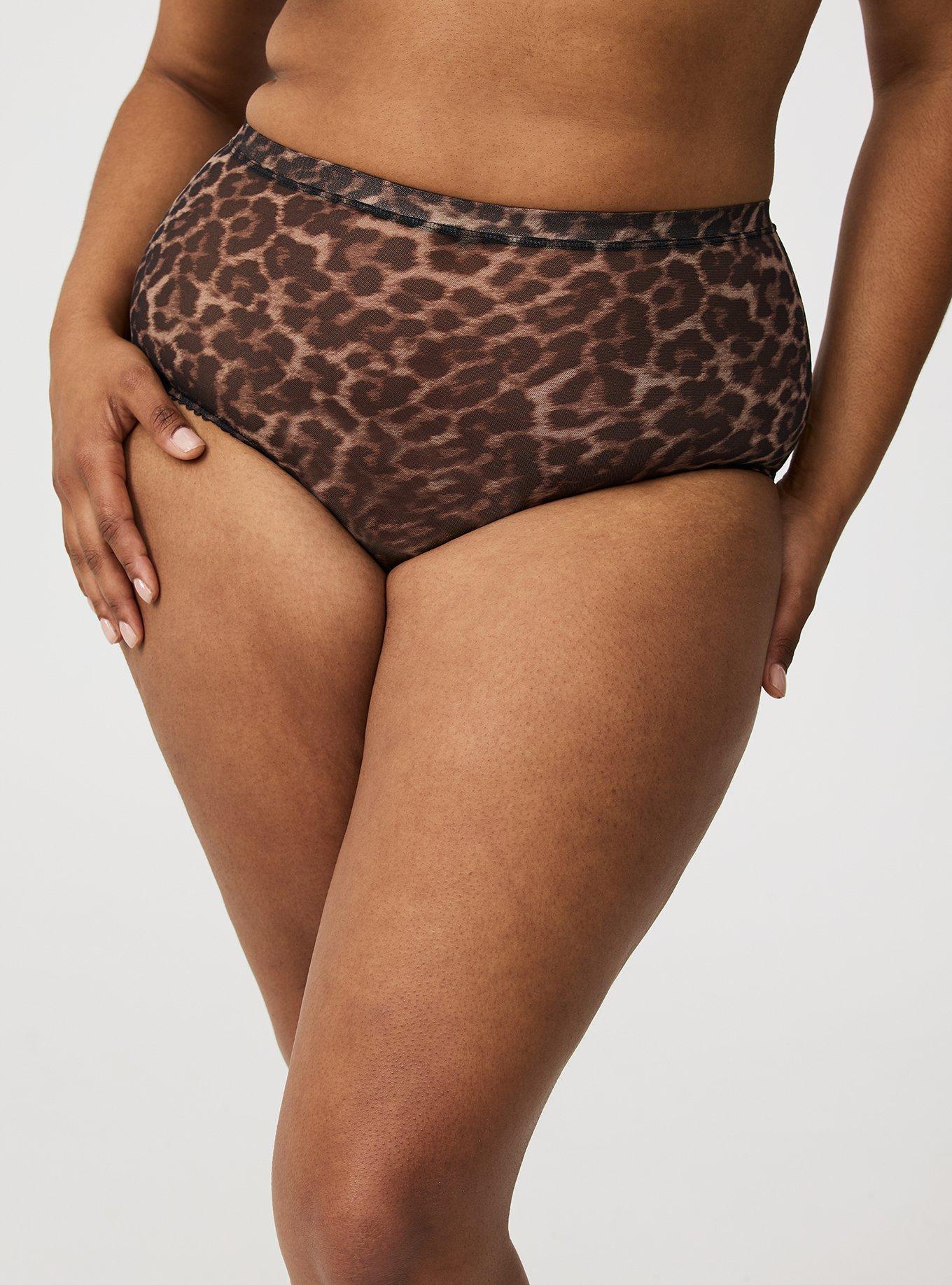 Mesh Mid-Rise Brief Panty