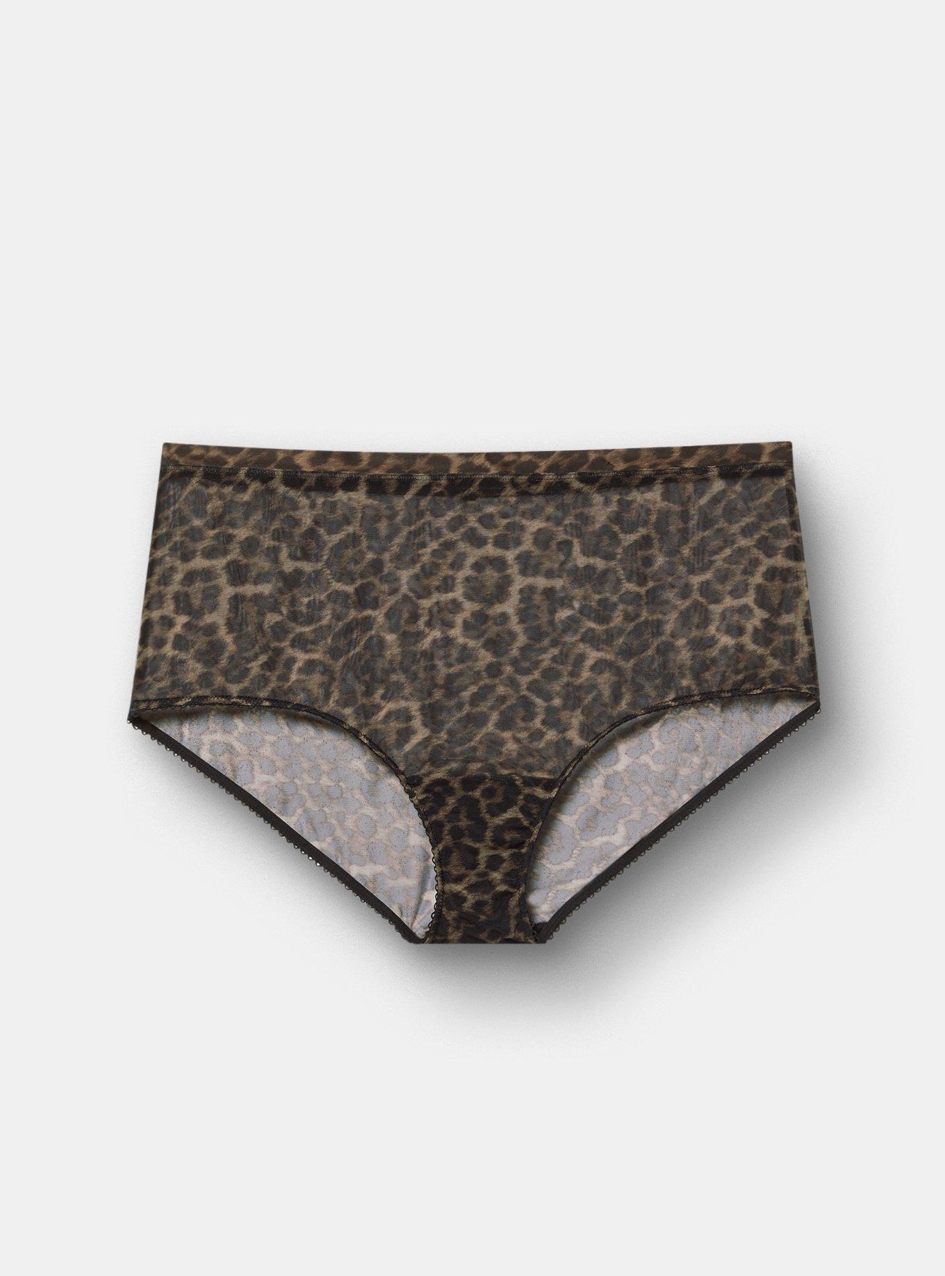 Mesh Mid-Rise Brief Panty