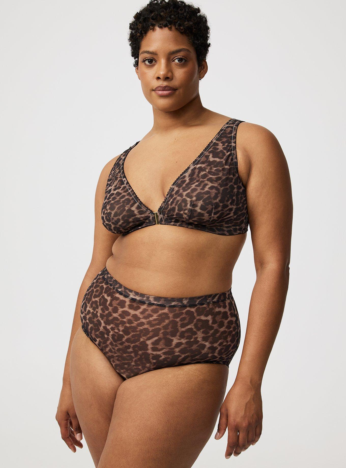 Mesh Mid-Rise Brief Panty