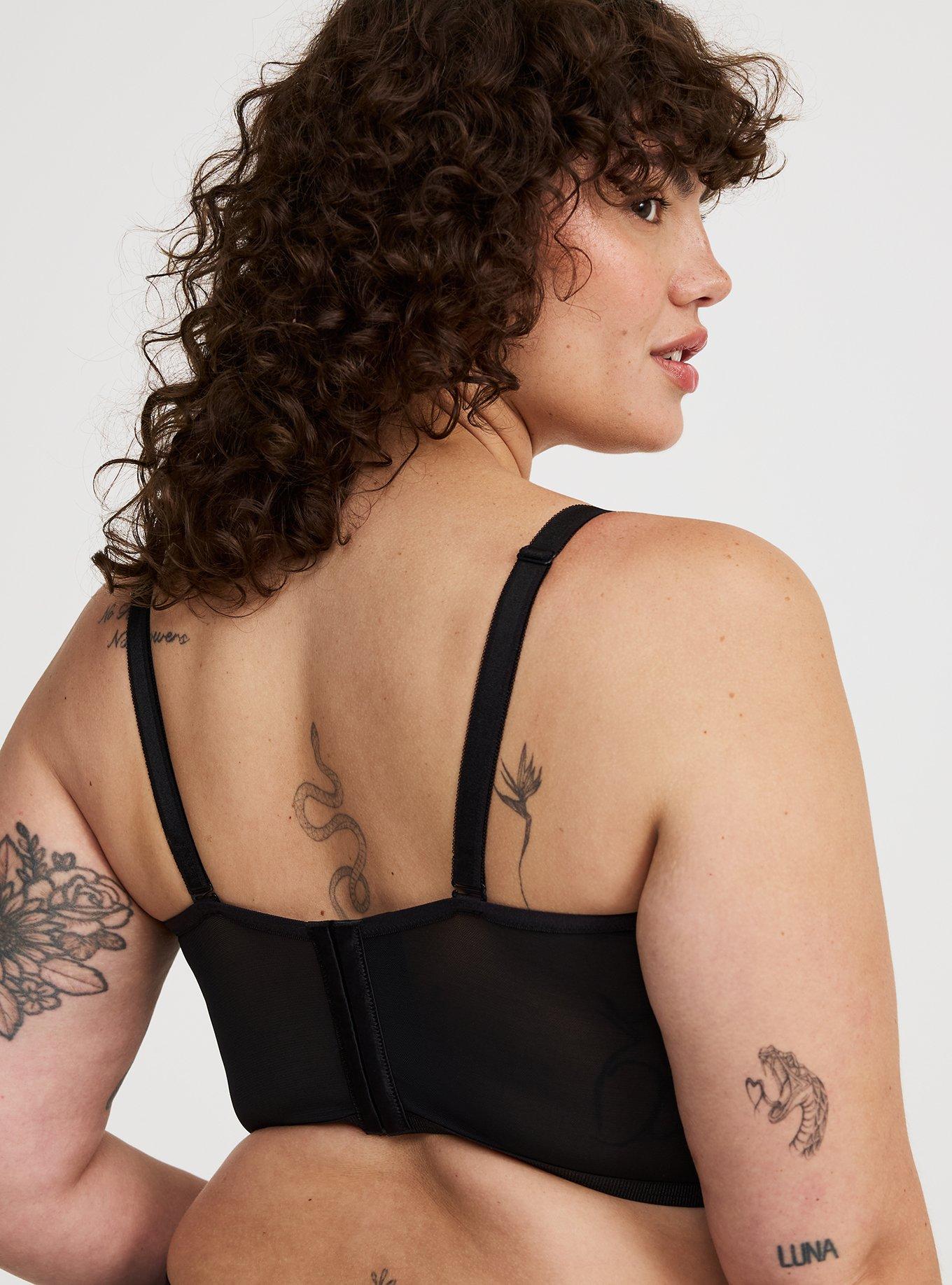 Halloween Push-Up Plunge Longline Bra