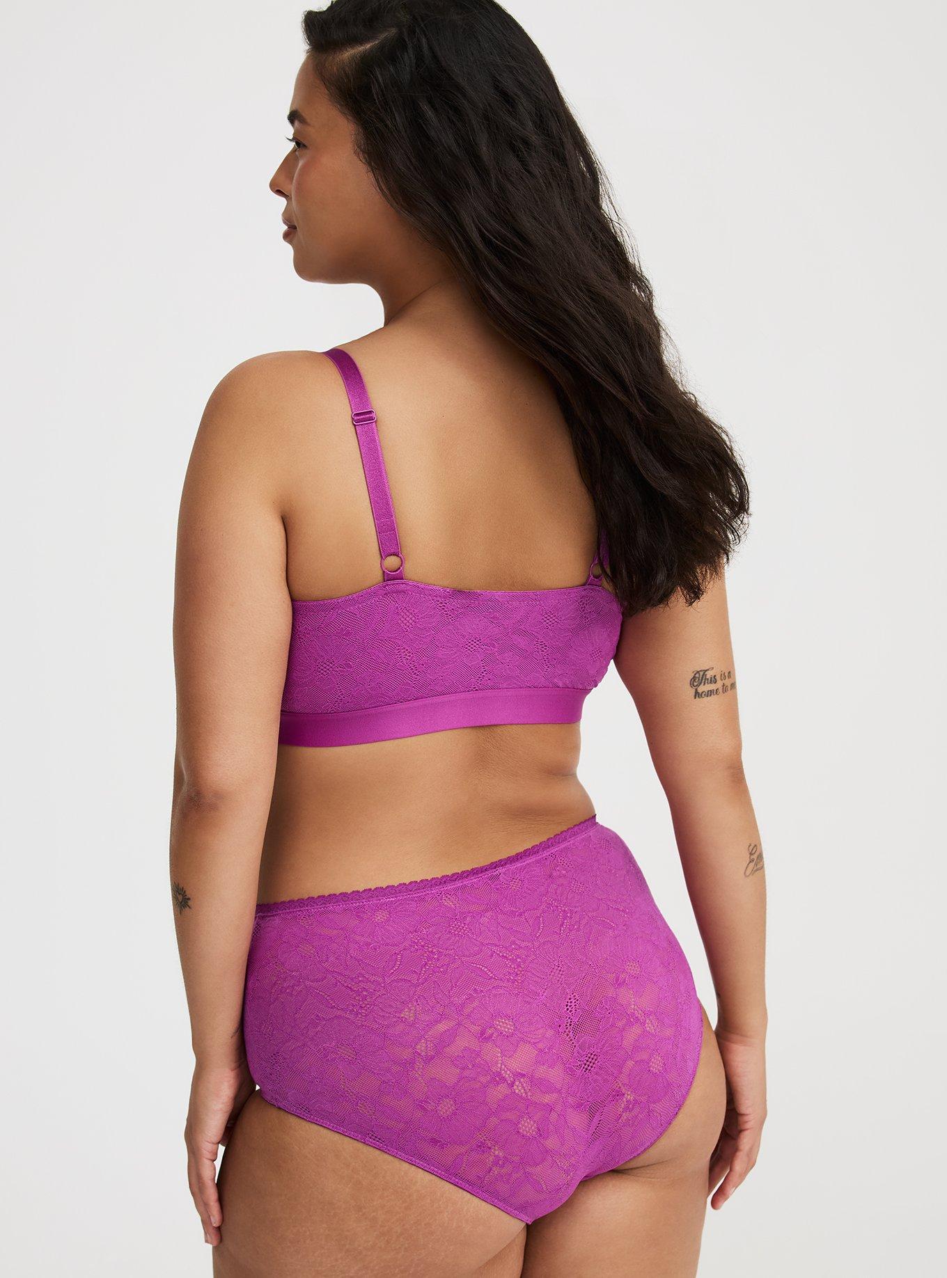 Poppy Lace Mid-Rise Brief Panty