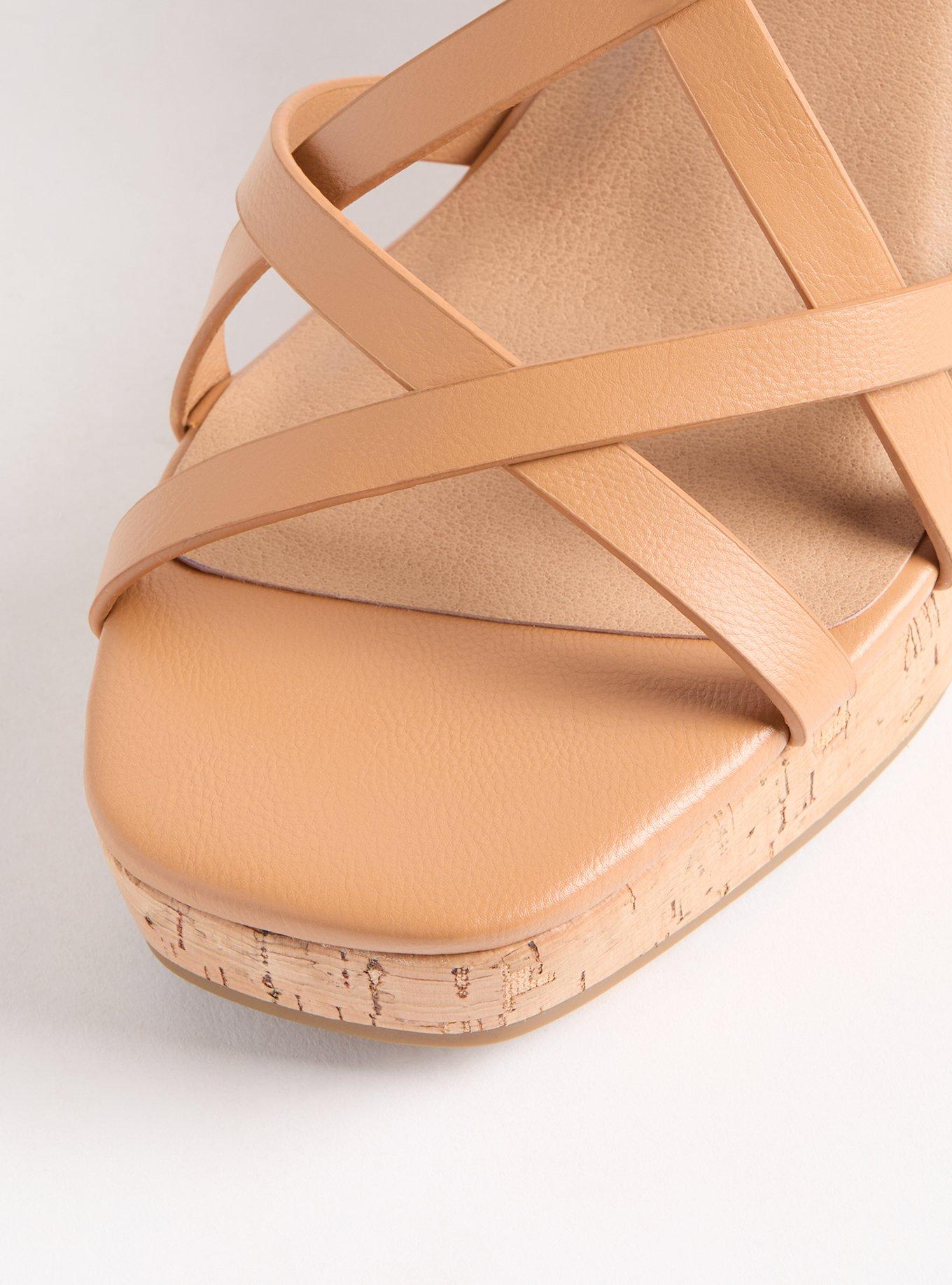 Square Toe Strappy Wedge (WW)