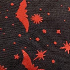 Unlined Plunge Front-Close Bralette, MOON BATS ORANGE, swatch