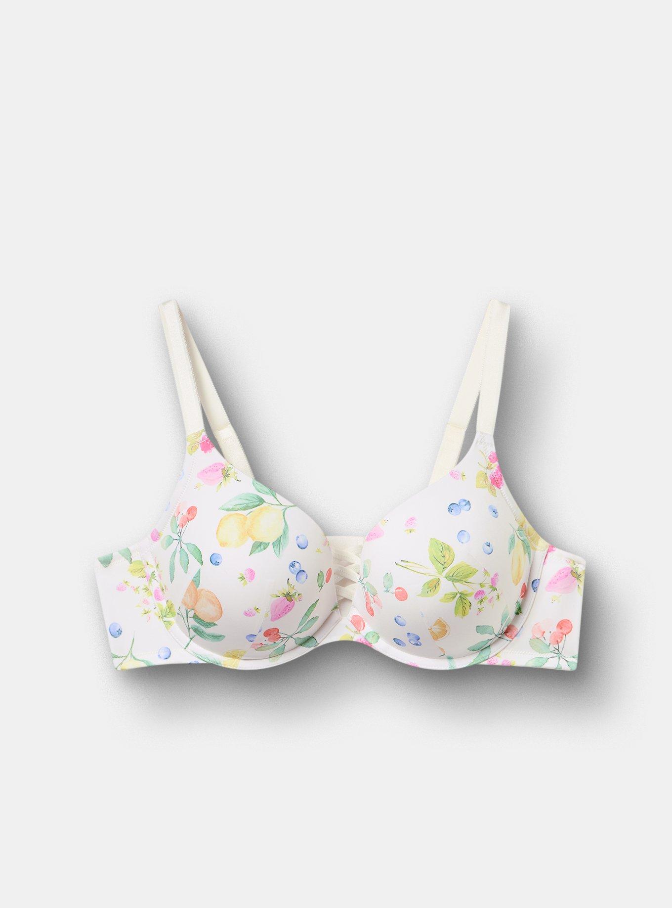 XO Plunge Push-Up Smooth Bra, FRUIT BASKET MULTI, hi-res