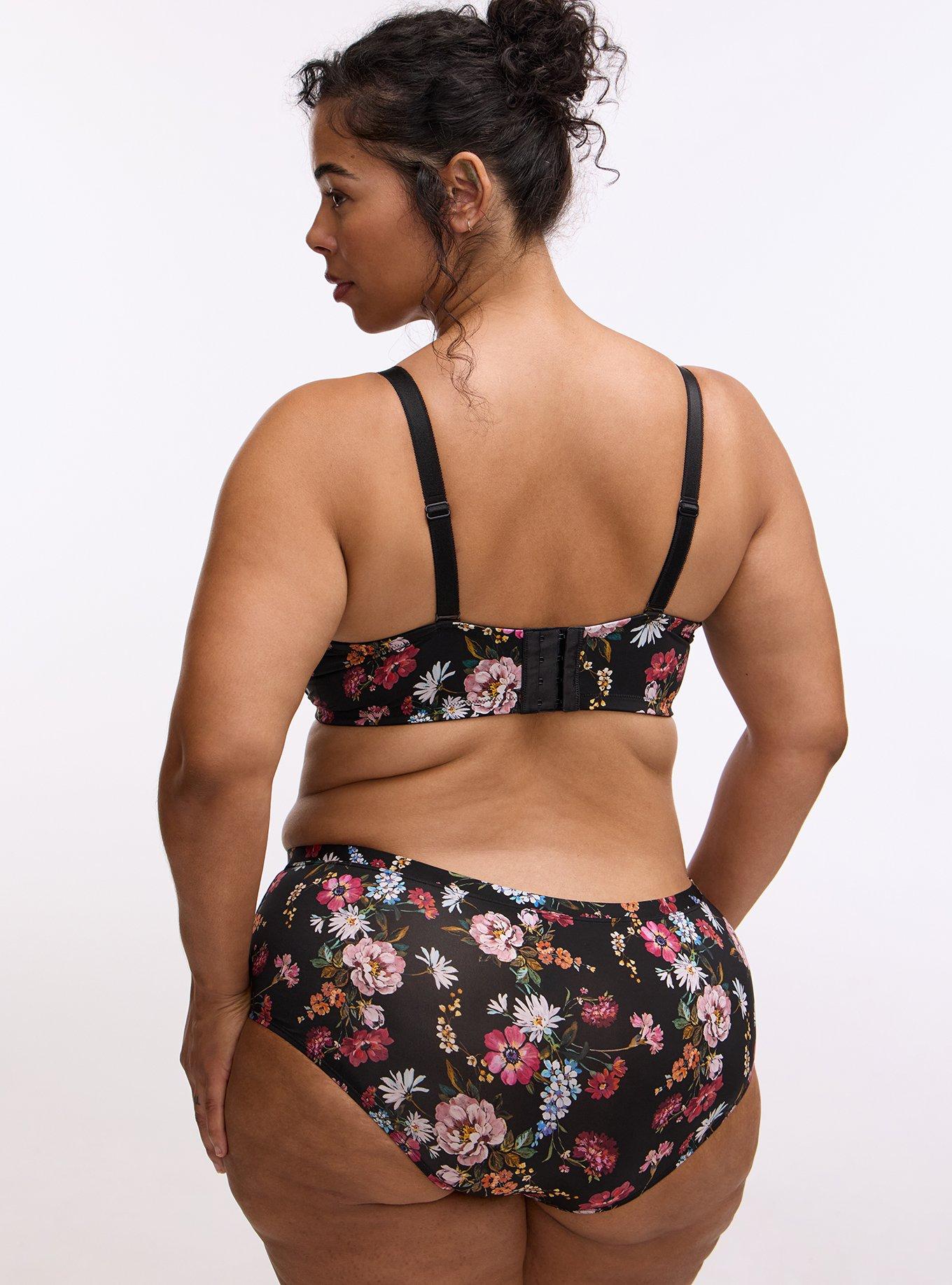XO Plunge Push-Up Smooth Bra, CLASSICAL FLORAL MULTI, alternate