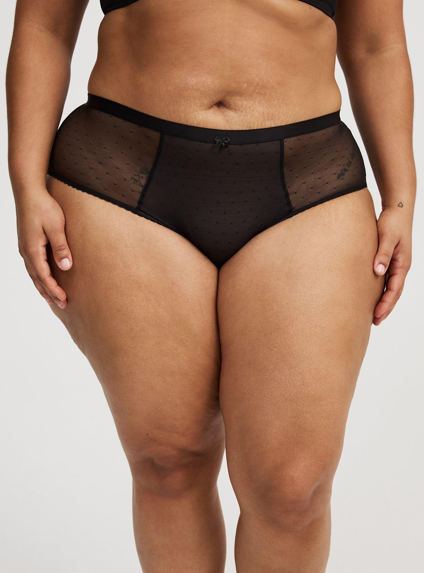 Halloween Applique Mid-Rise Lace Cheeky Panty