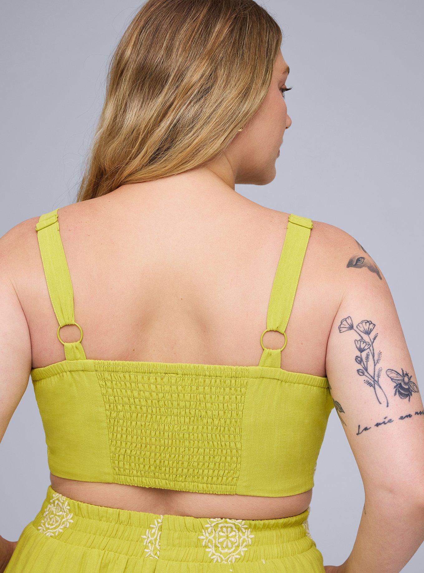 Belle Isle Sweetheart Crop Top
