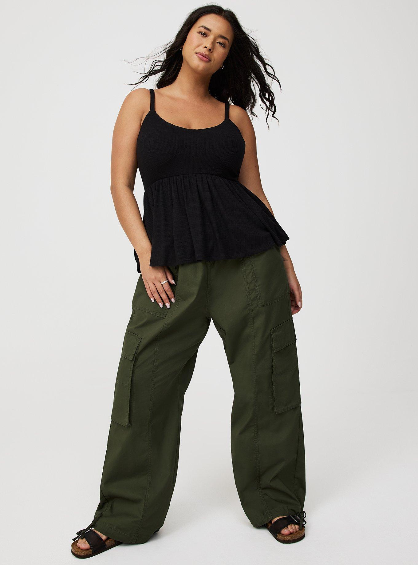 Smocked Criss-Cross Babydoll Top