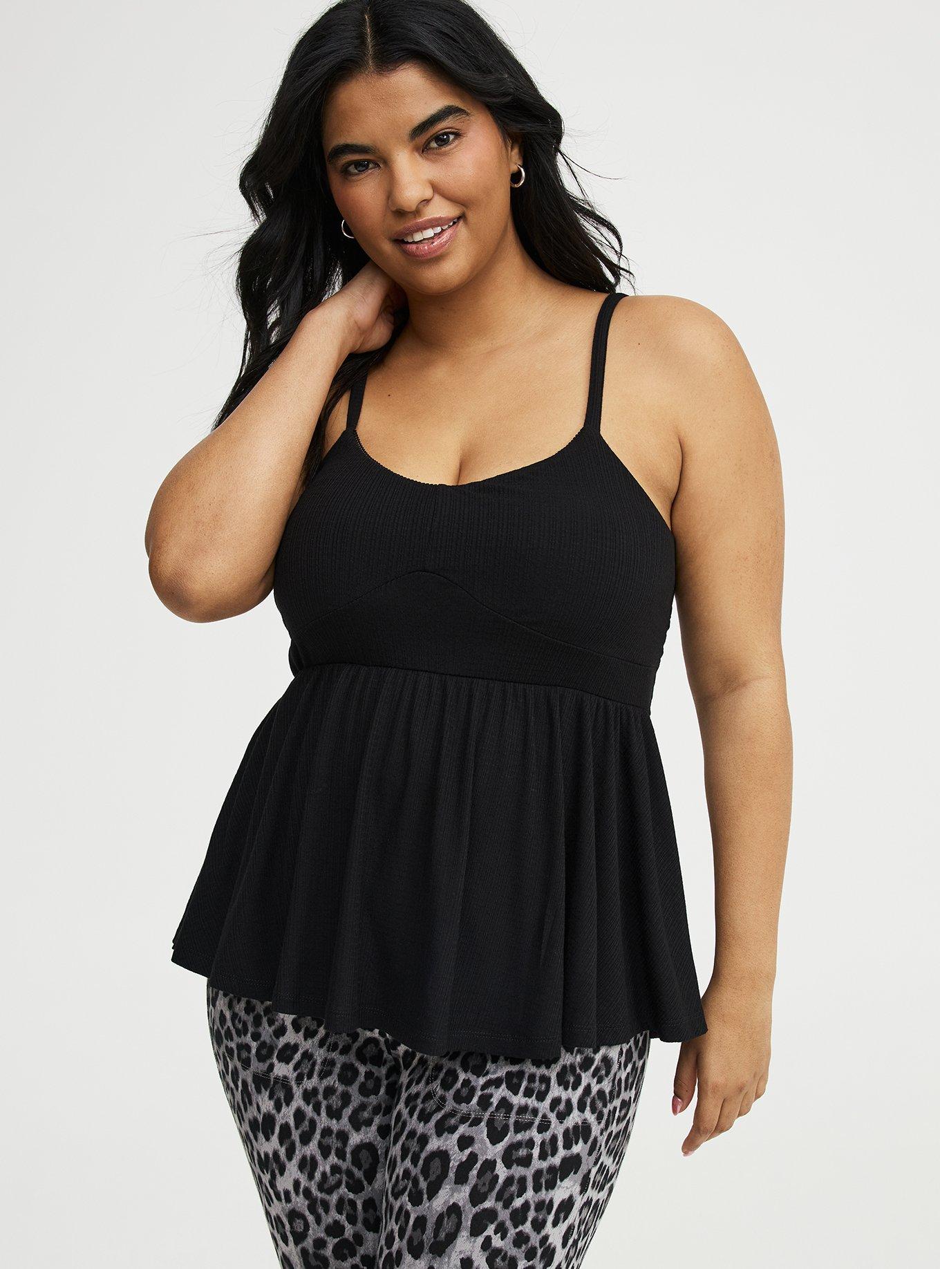 Plus Size - Smocked Criss-Cross Babydoll Top - Torrid