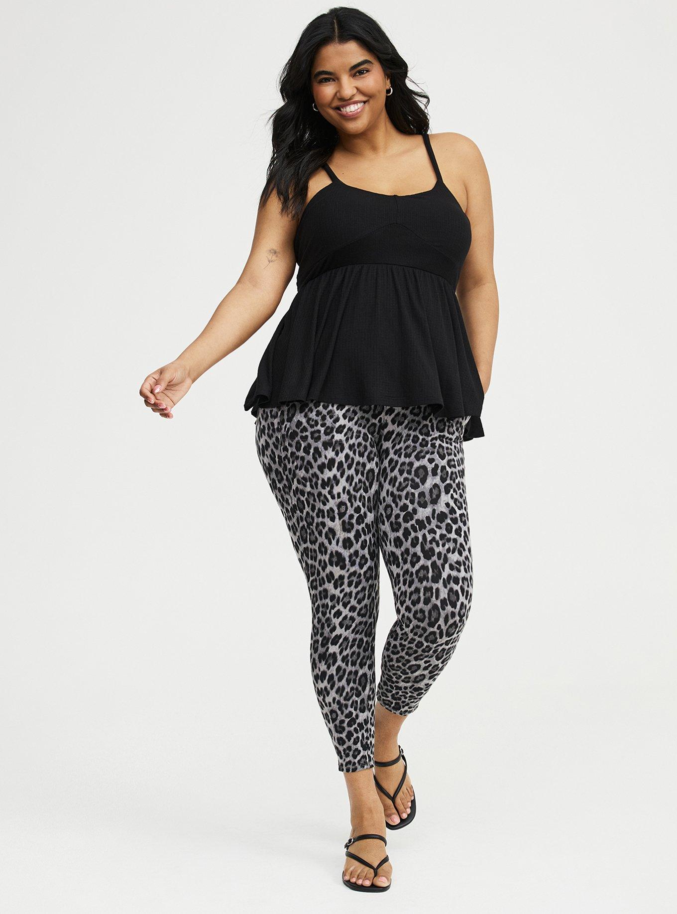 Smocked Criss-Cross Babydoll Top, DEEP BLACK, alternate