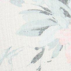 Smocked Criss-Cross Babydoll Top, LOLLA FLORAL IVORY, swatch