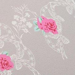 Second Skin Mid-Rise Cheeky XO Back Panty, ROSE BOWS FORMAL GRAY, swatch