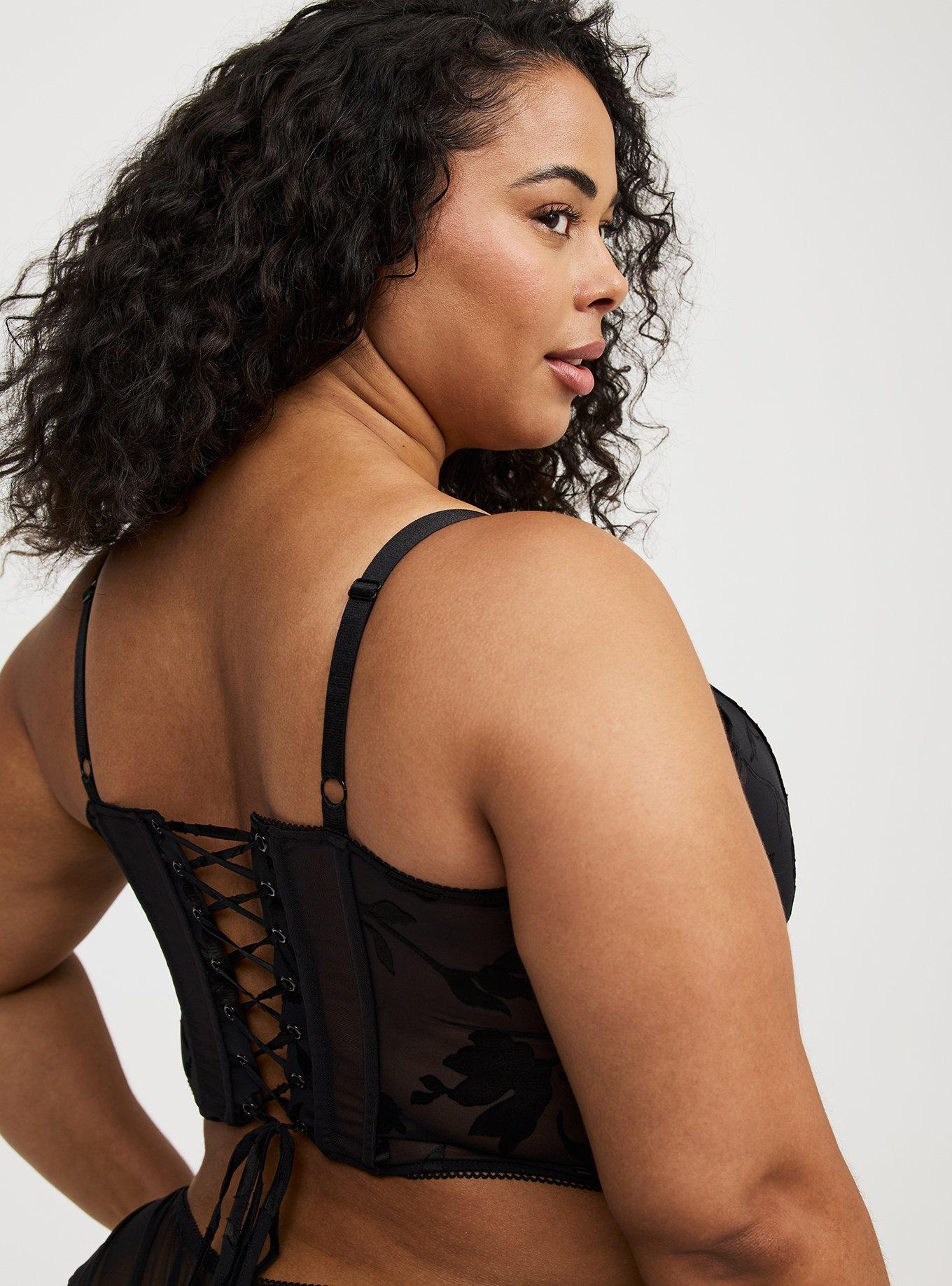 Burnout Satin Bustier