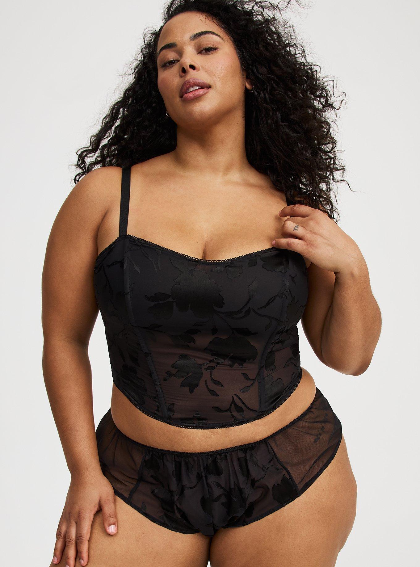 Burnout Satin Bustier