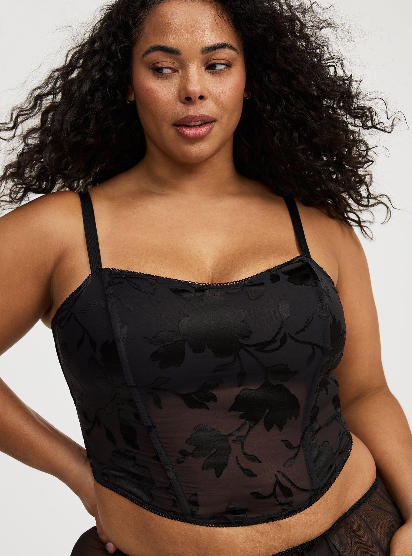 Burnout Satin Bustier