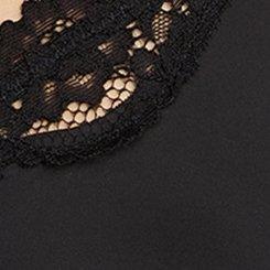 Plus Size Wireless Scoop Neck Bralette, RICH BLACK, swatch