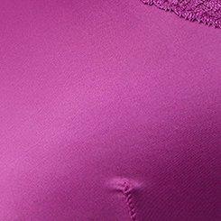 Plus Size Wireless Scoop Neck Bralette, BYZANTIUM, swatch